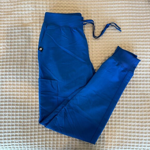 Jaanuu W20003 Women's Silex Knit-Waist Scrub Joggers - ROYAL BLUE - XS TALL - Picture 1 of 5